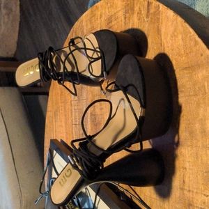 Tom Ford Black Ego Strappy Platform Never Worn